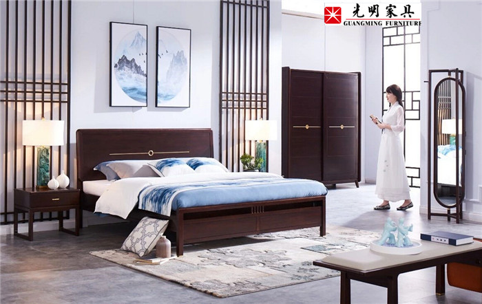 新中式实木家具稀世阁系列实景拍摄，实木家具图片欣赏 