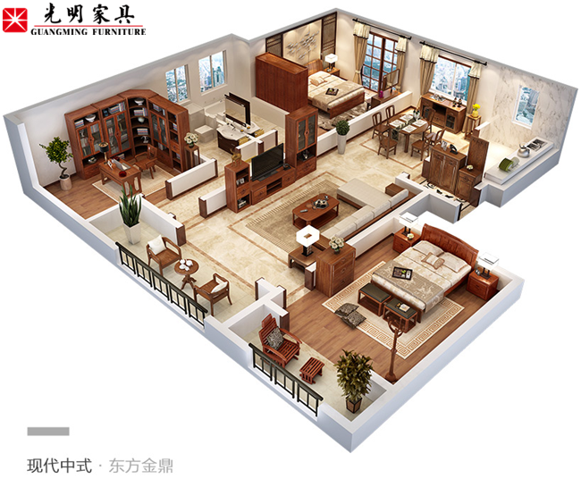 家居家具布局与功能区所需家具都有什么？