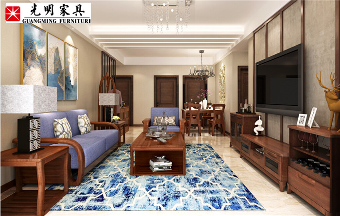 客厅实木家具重点是实木沙发，中式实木沙发你了解么