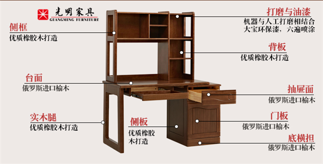 家居办公优选实木家具，实木书桌怎么??！